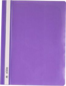Скоросшиватель Buromax А4, PP, фиолетовый