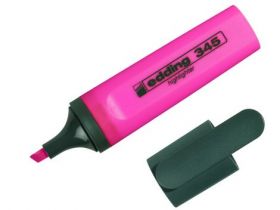 Текстовый маркер e-345, edding, розовый