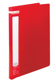 Папка со скоросшивателем Buromax JOBMAX А4, 450 мкм, красная