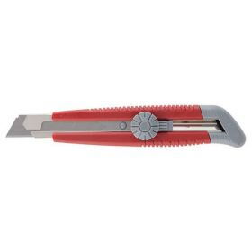 Нож канцелярский Axent, 18 мм, серо-красный
