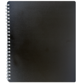 Тетрадь Buromax CLASSIC B5, 80 листов, клетка, черная