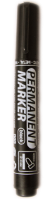Маркер перманентный Buromax JOBMAX, 2-4 мм, черный