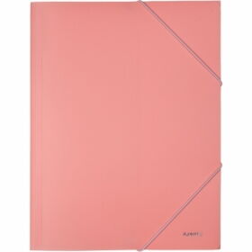 Папка на резинках Axent Pastelini  А4, 430 мкм, розовая