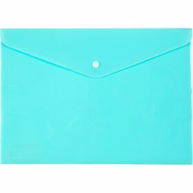 Папка-конверт на кнопке Axent Pastelini А4, 180 мкм, мятная