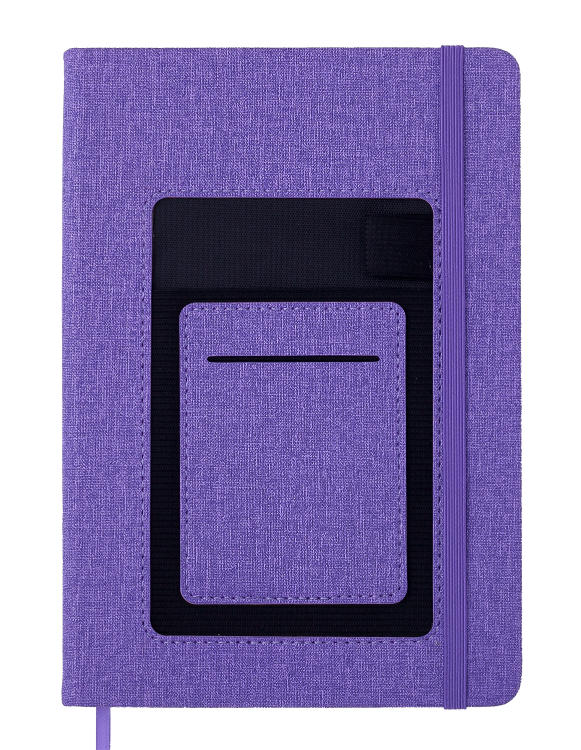 Блокнот деловой Buromax COMFORT А5, 96 листов, клетка,  фиолетовый