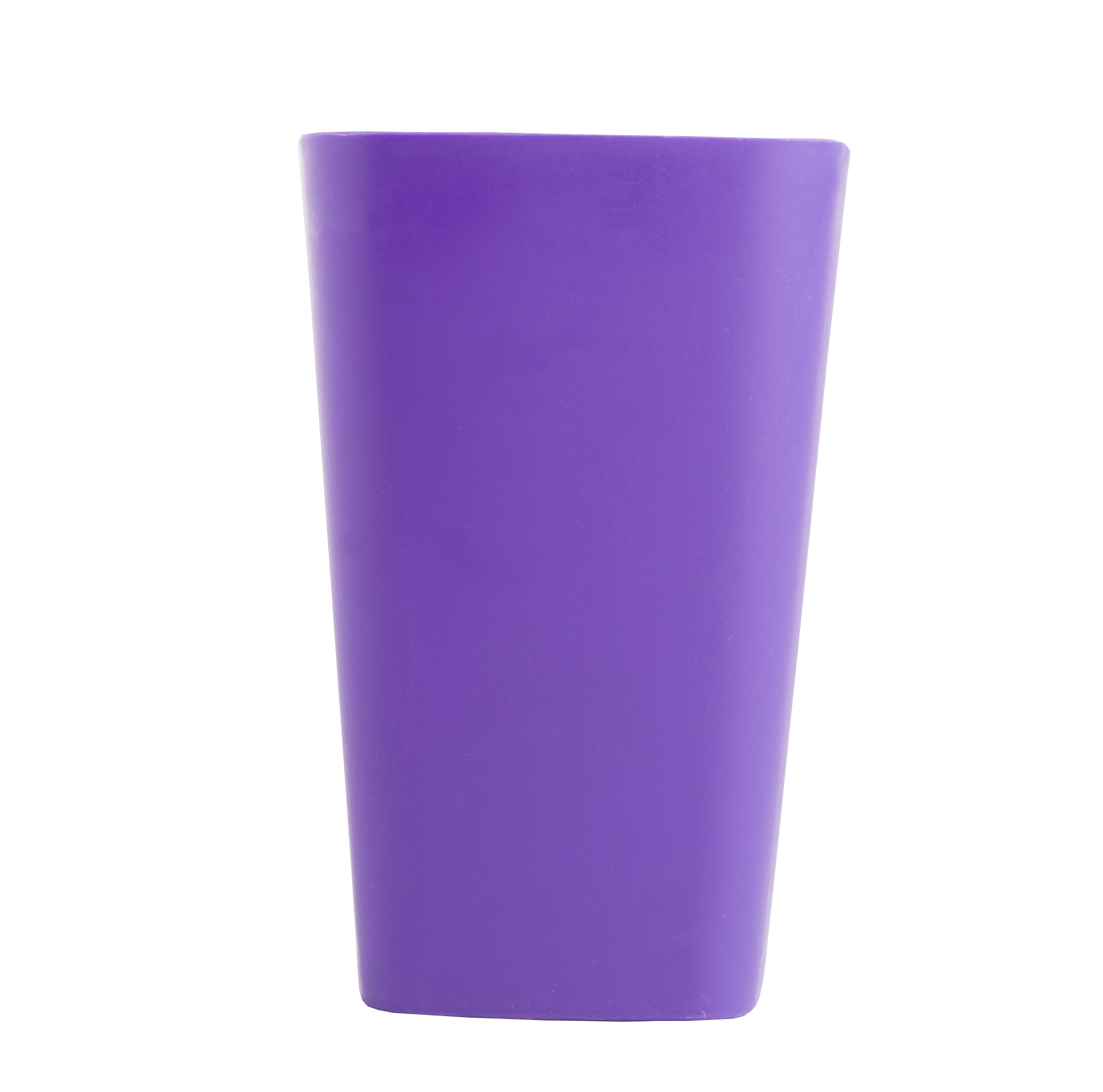 Подставка для ручек пластиковая квадратная АРНИКА, фиолетовая