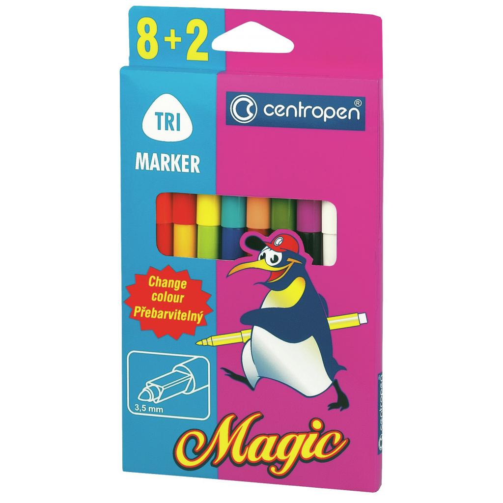 Фломастеры Magic 2549, Centropen, 8 цветов+2