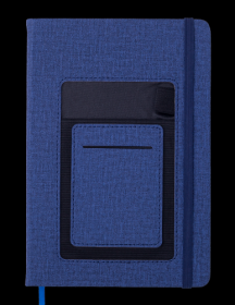 Блокнот деловой Buromax COMFORT А5, 96 листов, точка, синий