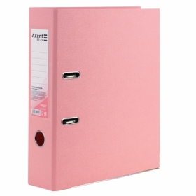 Папка-регистратор двуст. PP 7,5 cм, собрана, Pastelini, розовая