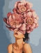 Картина по номерам "Девушка в цветущем пионе", 40*50 - №1