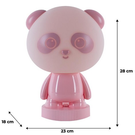 Светильник-ночник LED с аккумулятором Panda Kite, розовый - №6